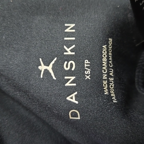 Danskin Size XS Black High Rise Ankle Length Leggings - Picture 7 of 10